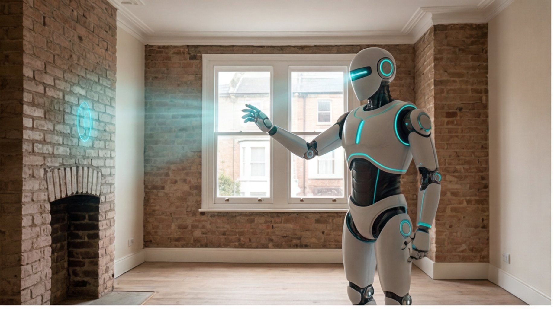 RenoCalc AI scanning a living room renovation plan for automated quoting