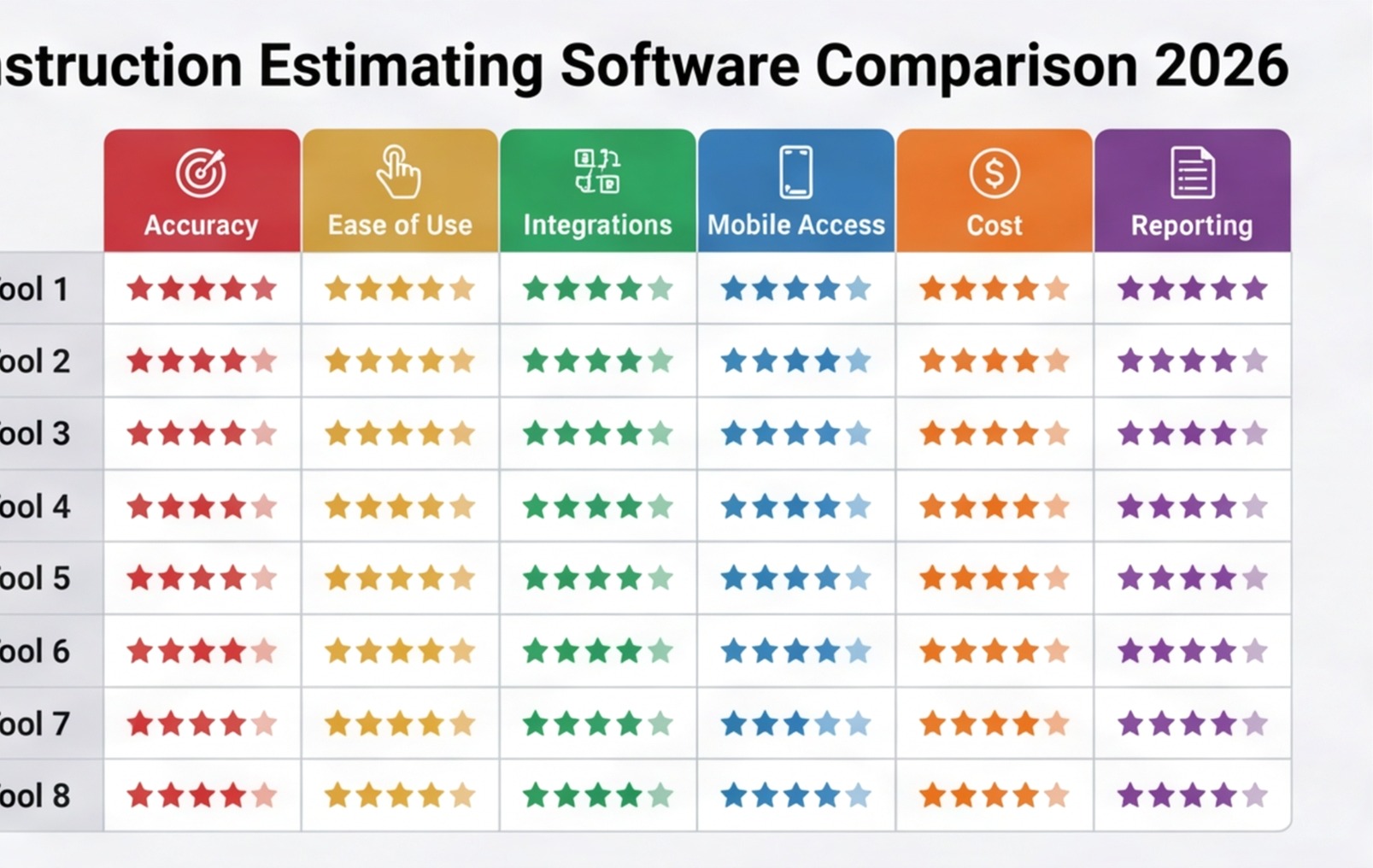 top 8 estimating software comparison uk