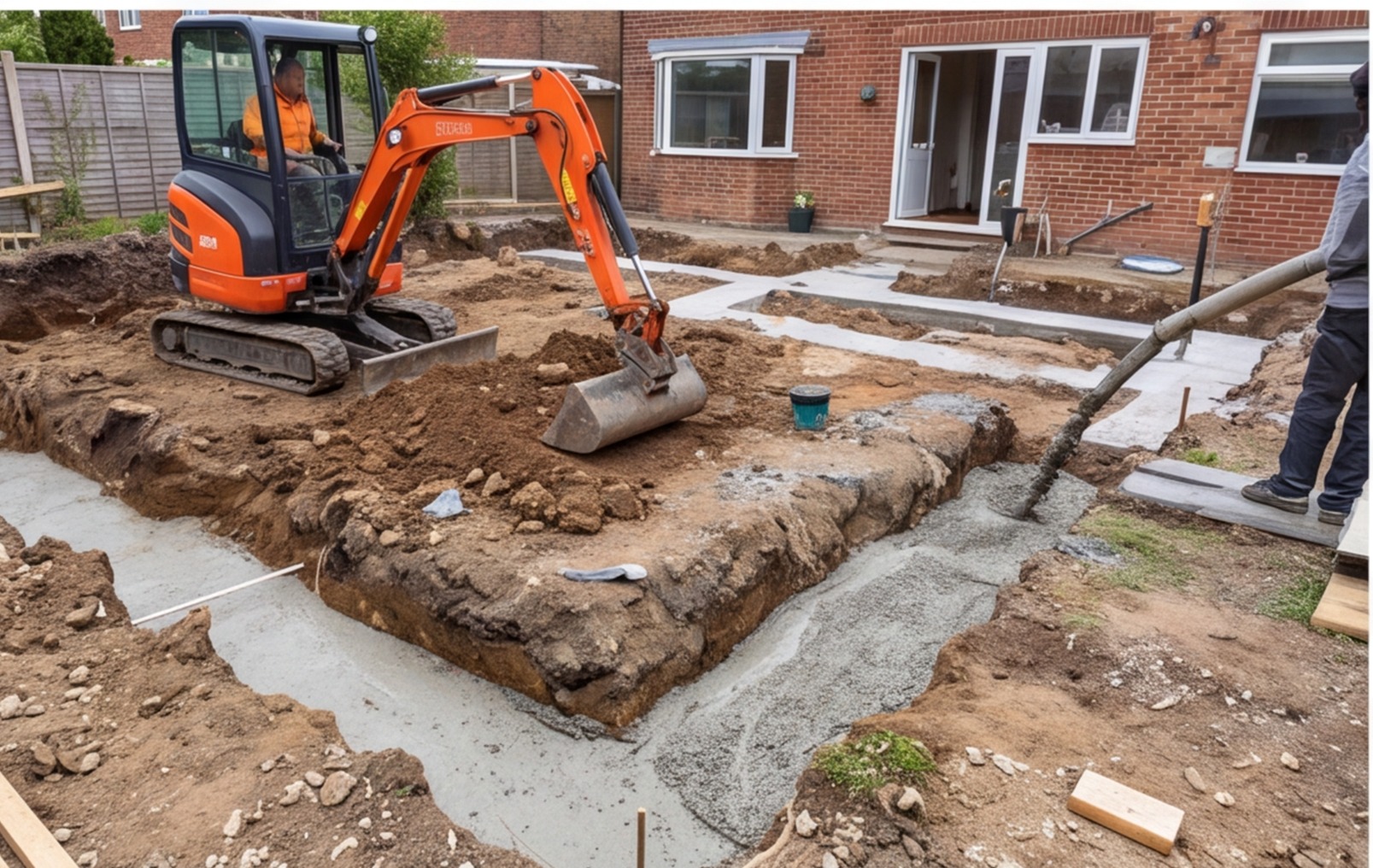 extension foundations construction uk