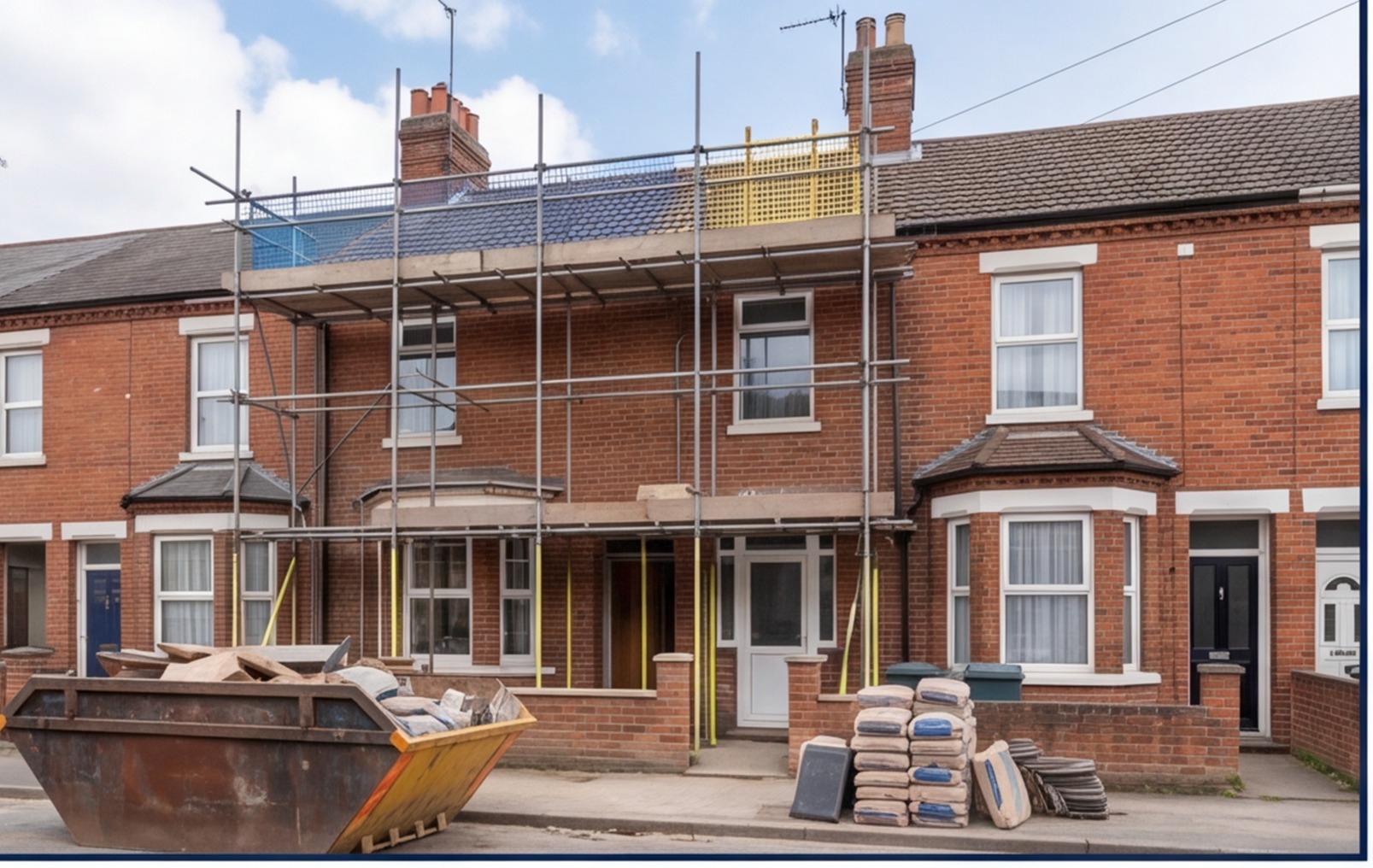 Full house renovation site — the £400,000 job