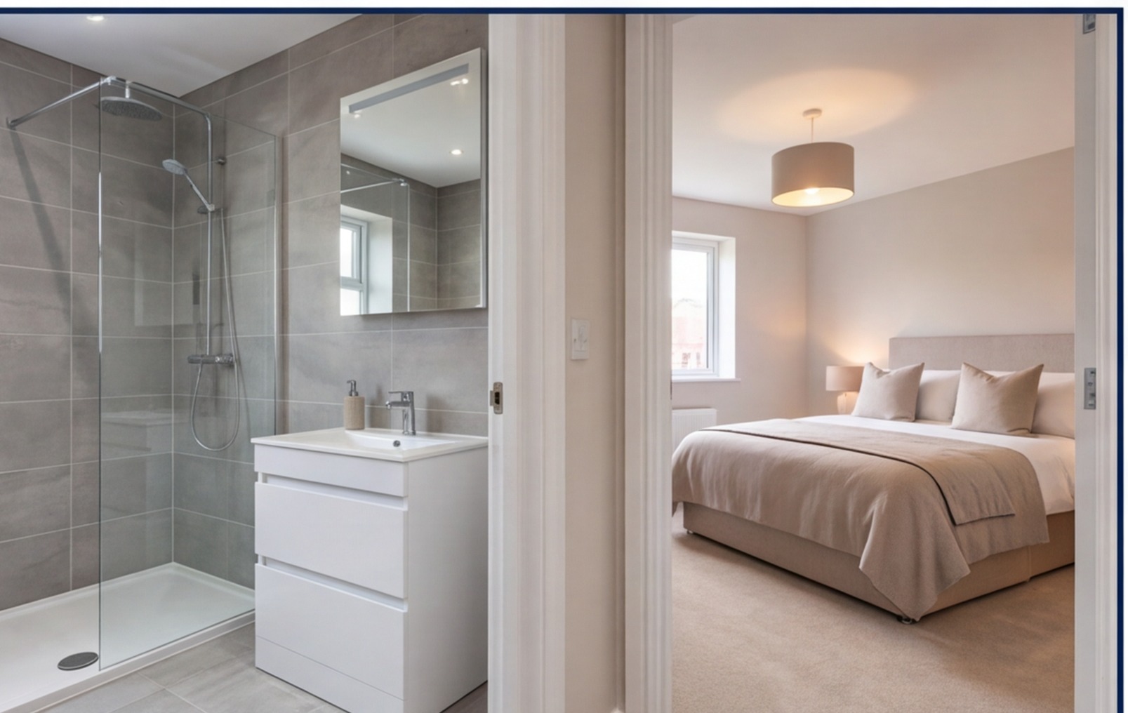 refurbished bathroom bedroom uk