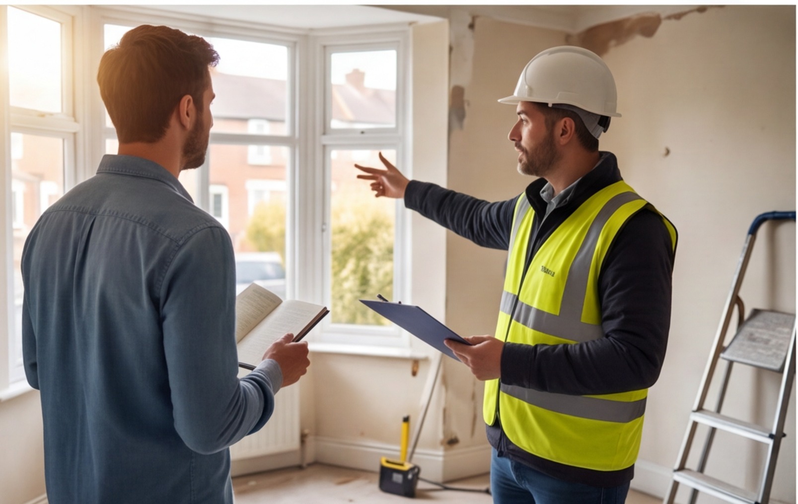 buyer surveyor property walkthrough