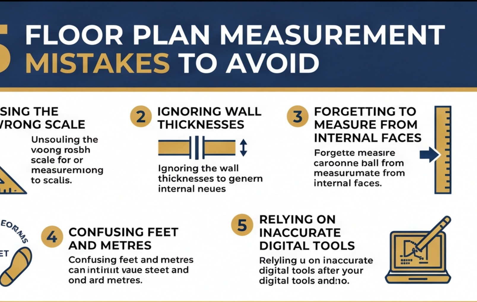 floor plan measurement mistakes infographic