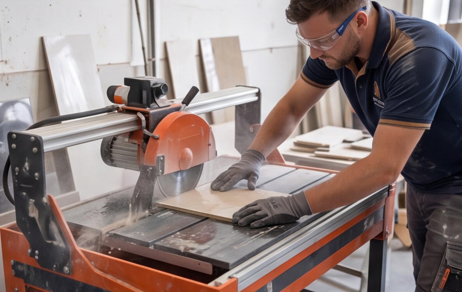 tiles cutting wet saw