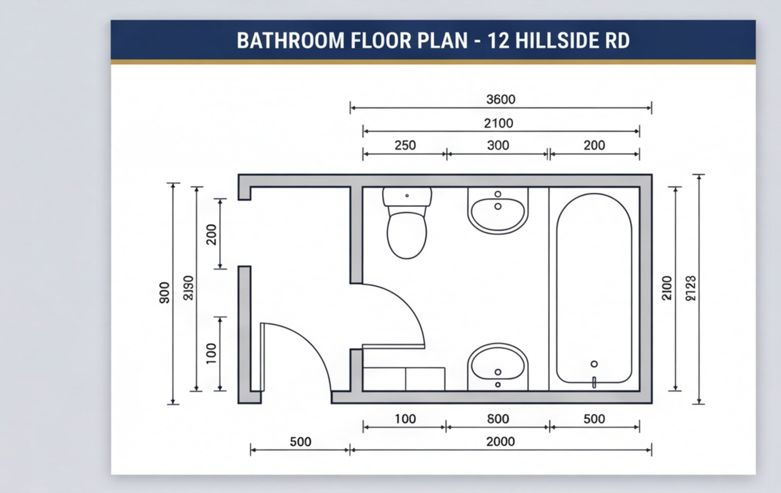 bathroom floor plan dimensions uk