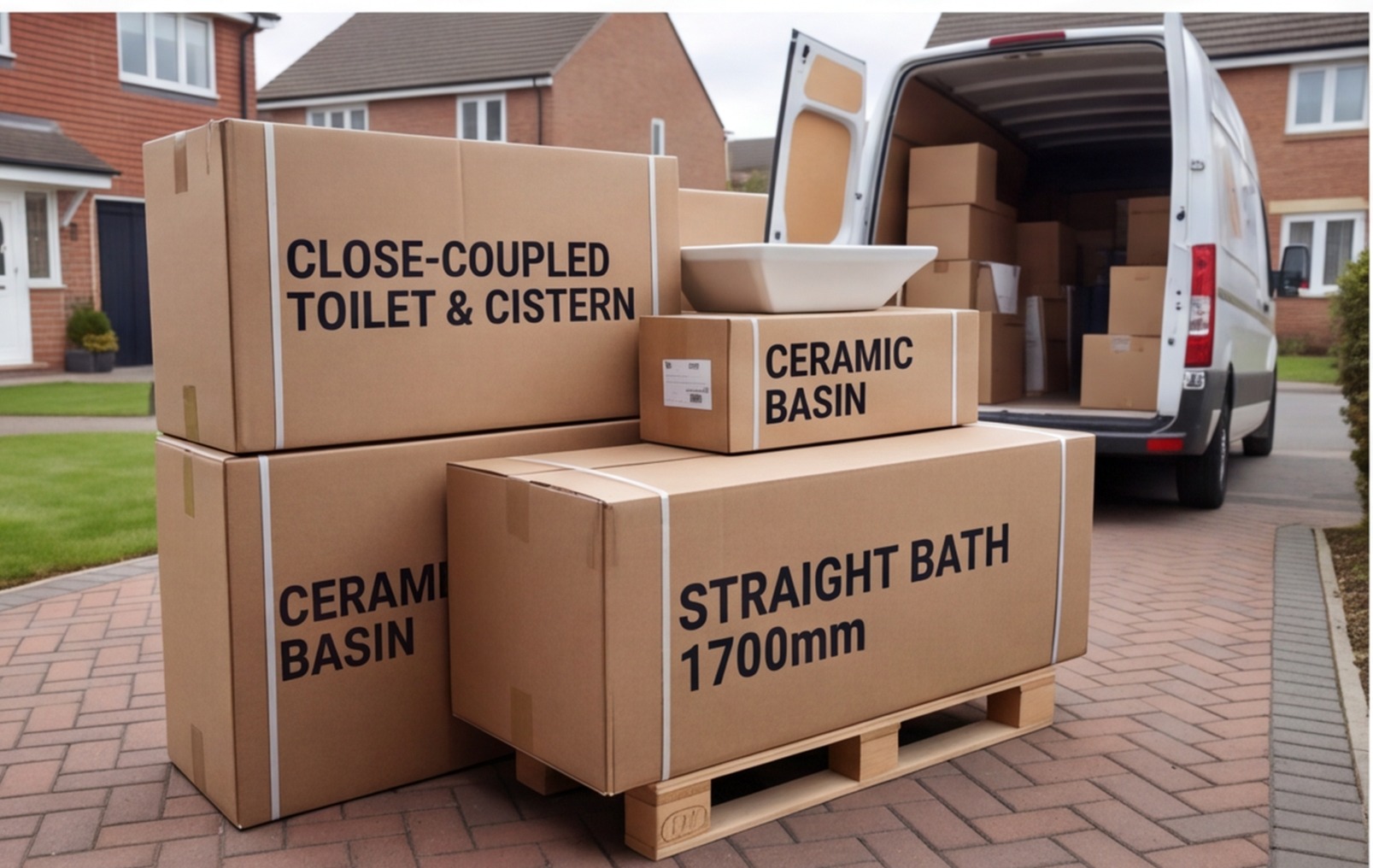 bathroom suite delivery uk