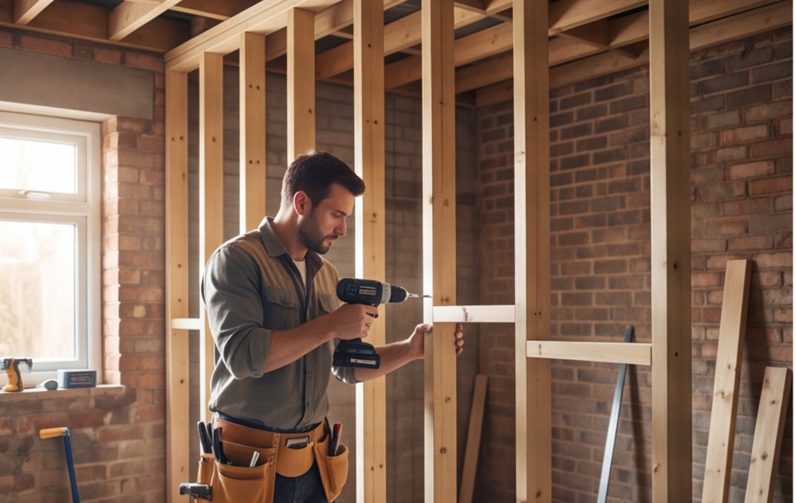 How to Quote a Stud Partition Wall: Timber, Plasterboard and Skim