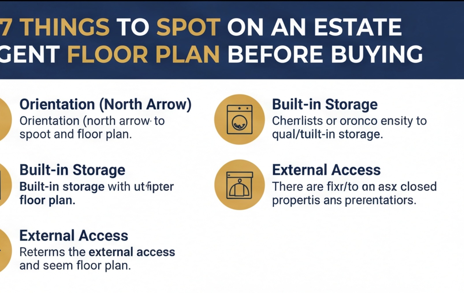 estate agent floor plan 7 things infographic