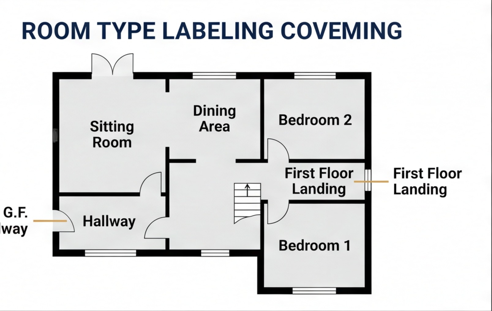 floor plan room types labelling uk