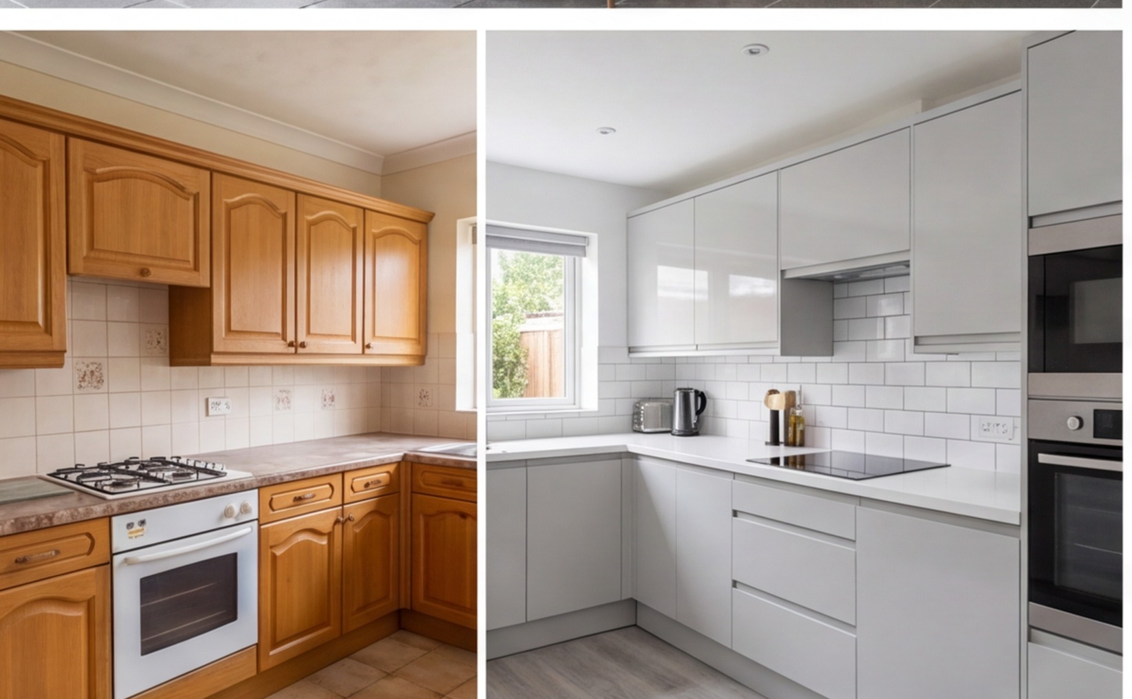 kitchen renovation before after uk