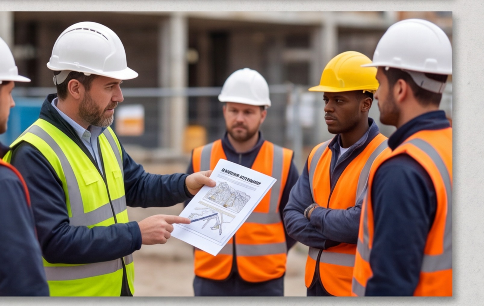 site supervisor briefing workers uk