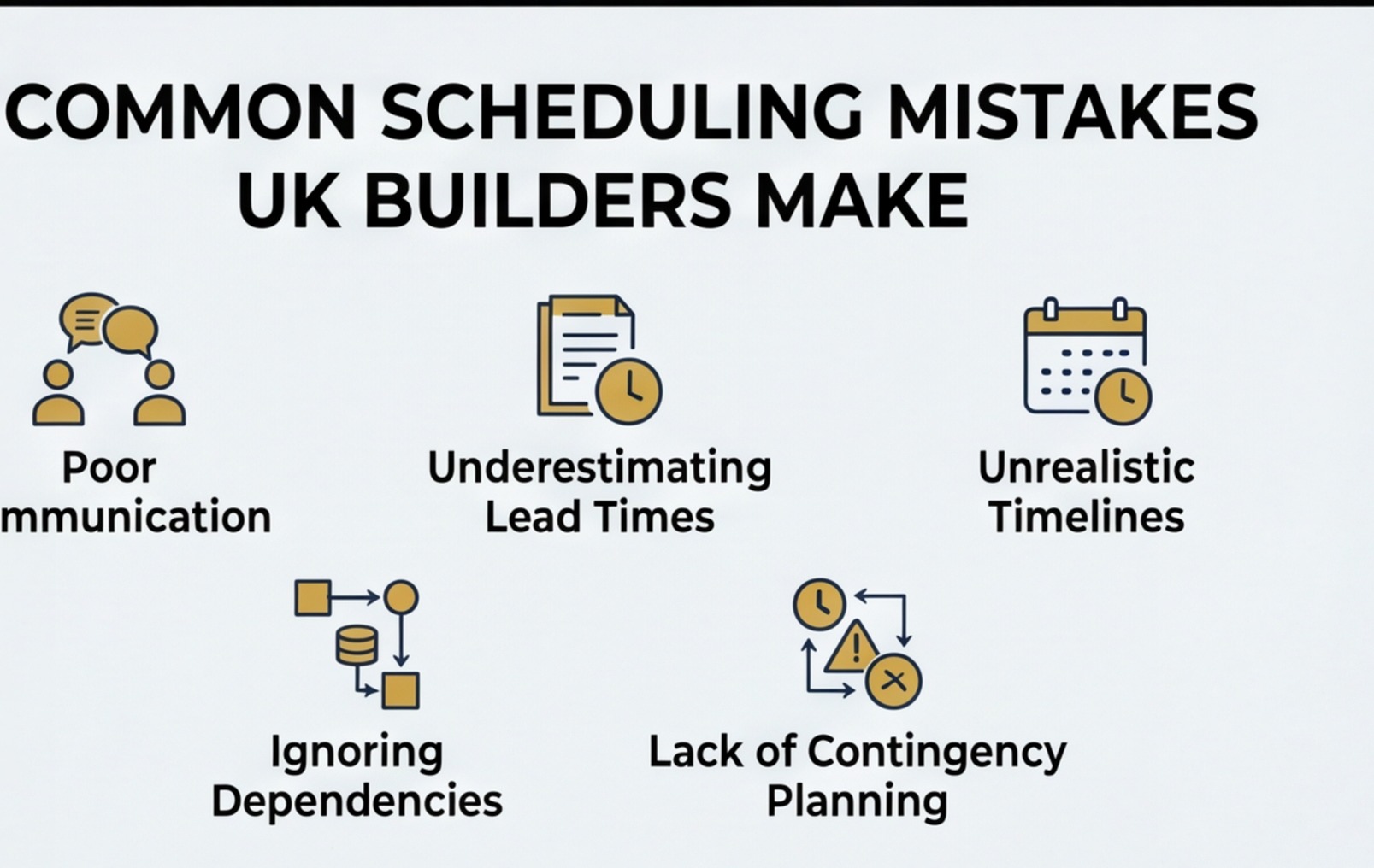 uk scheduling mistakes builders infographic