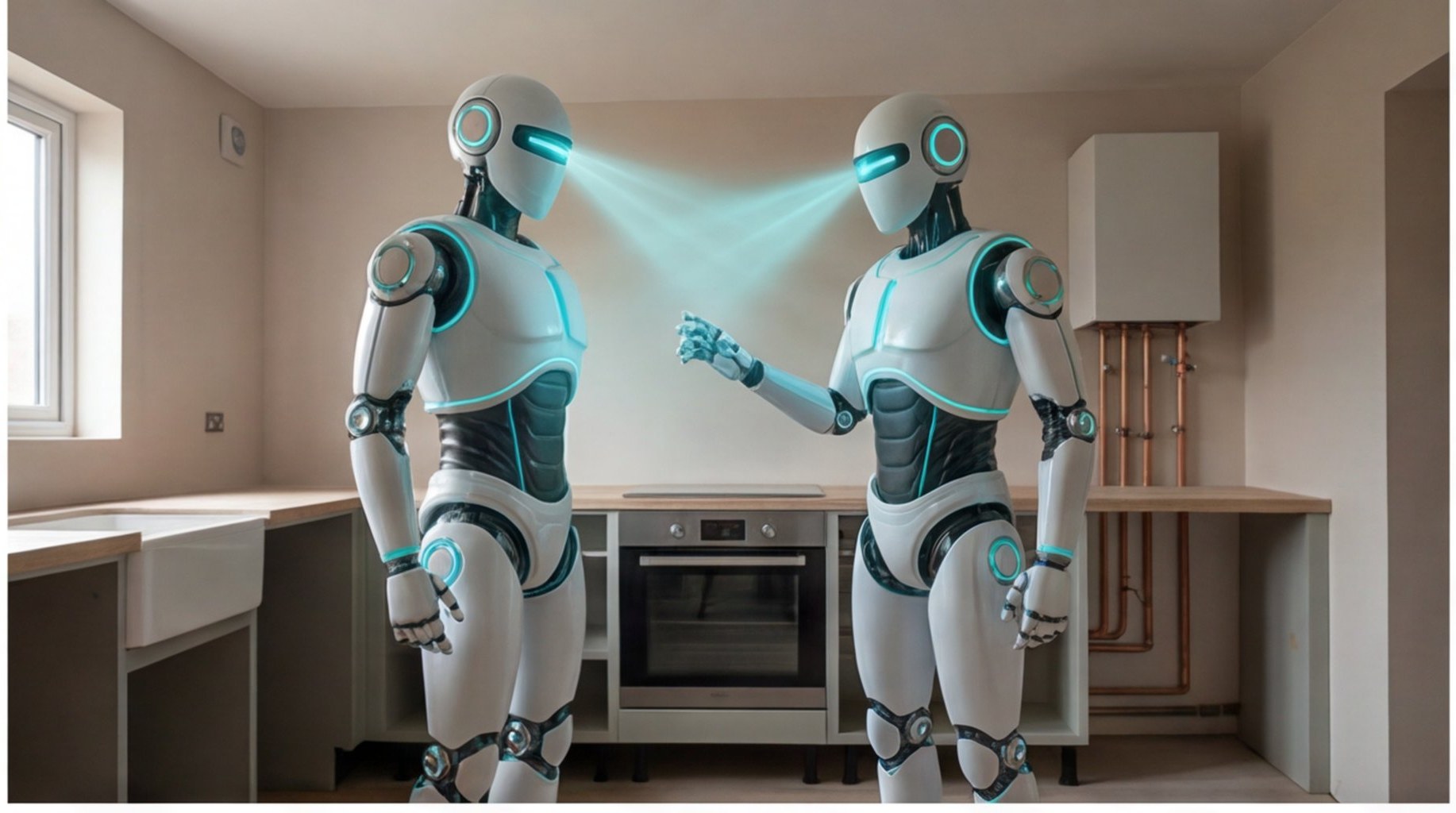 RenoCalc AI scanning a kitchen renovation floor plan for material takeoff